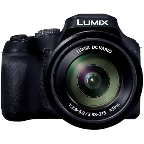 Panasonic LUMIX FZ80D Compact Camera with 20-1200mm Zoom Lens, Point and Shoot Digital Camera with 4K Video/Photo Recording and Power Optical Image Stabilizer - DC-FZ80D