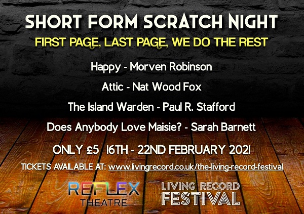 Short Form Scratch Night – Reflex Theatre