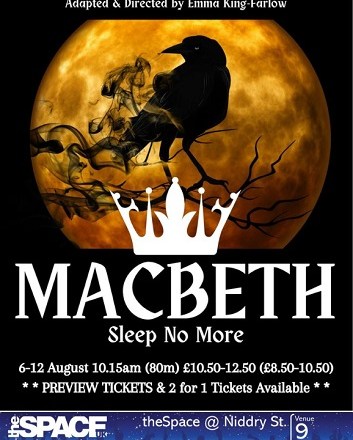 Macbeth: Sleep No More – The Space @ Niddrie Street