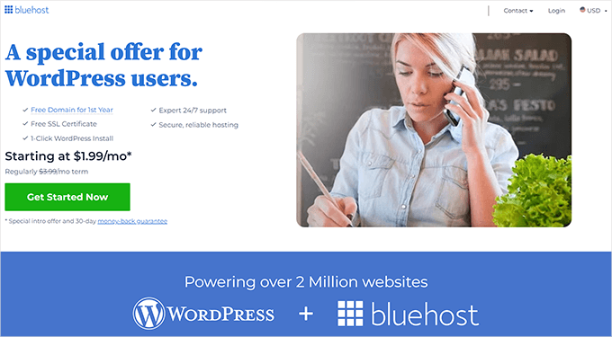 Bluehost website Bluehost website